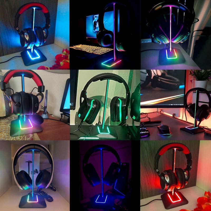 Suporte para Headsets gamers RBG